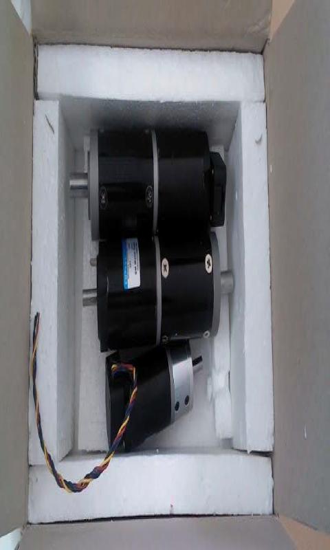 DC motor for azimuth, elevation