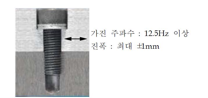 횡방향 가진에 의한 볼트 풀림방지 성능 실험방법