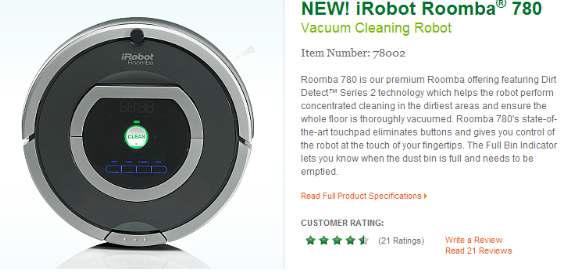 대표적인 청소로봇 Roomba