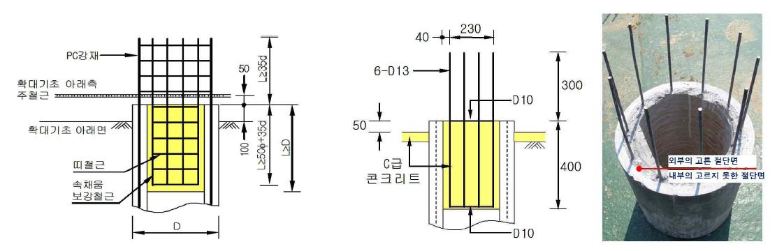 조립철근망을 사용한 PHC말뚝과 기초판 접합부의 역학성능 검증 및 현장시공 사례