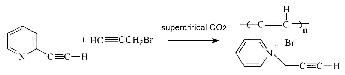 Synthetic protocol for the PEPBP having propargyl side chains