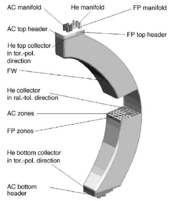 Geometrical design of DWT blanket module