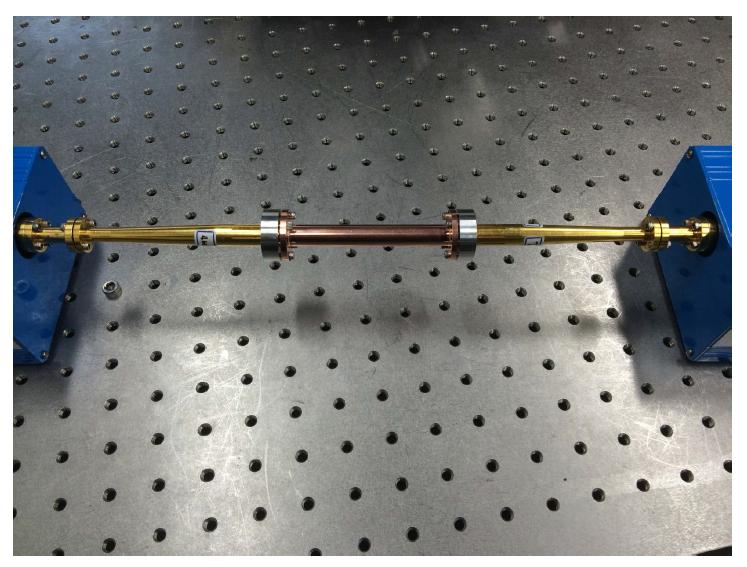 Corrugated waveguide 연결 (S-parameter 측정)