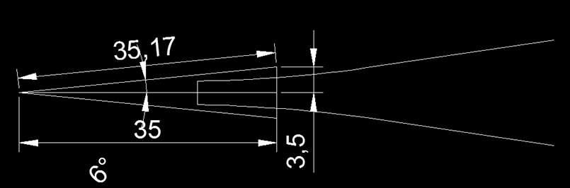 WR2.2 corrugated horn antenna 설계도