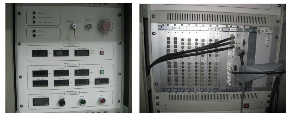 LHCD용 전원장치를 제어하는 전원장치 제어기의 설치 사진