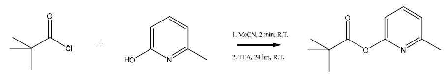 Protected hydroxyl group pyridine 의 합성 메카니즘.