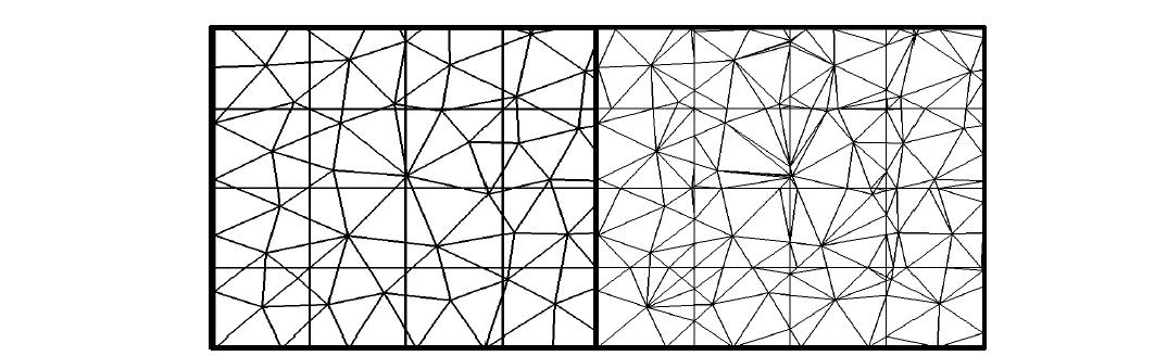 Subfacets on common surface, (b) Triangulation of subfacets