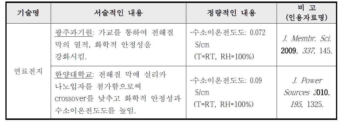 국내 연료전지 연구현황