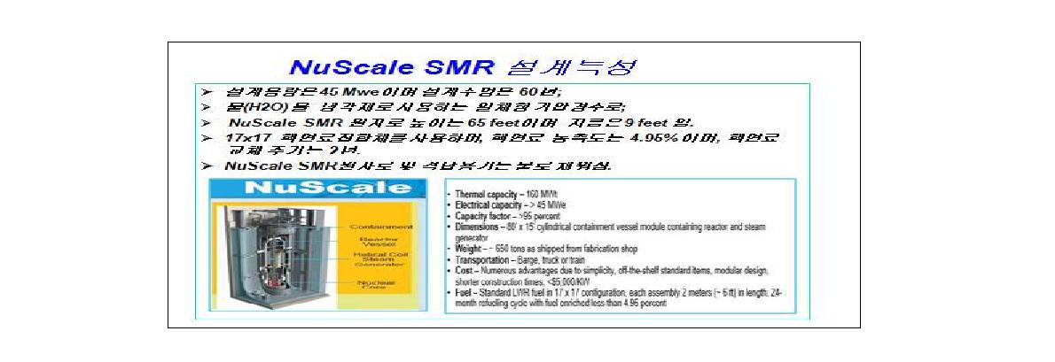 NuScale SMR 설계특성