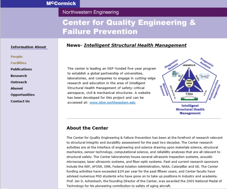 CQEFP (Center for Quality Engineering & Failure Prevention) 운영