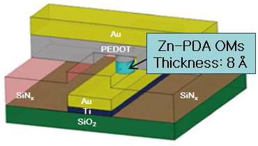 ZnPDA OMs를 이용한 분자전자소자