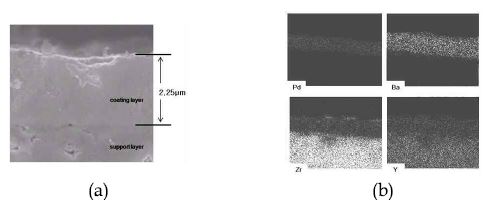 Dual sputtering법을 이용한 Pd-BaZr0.85Y0.15O3-δ 분리막