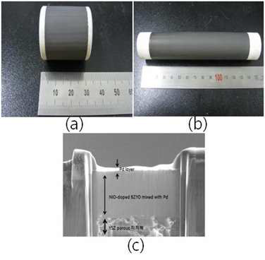 Tube 형태 YSZ/BZYO-Pd/Pd 분리막