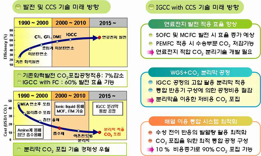 미래 발전 및 CCS 기술개발 방향