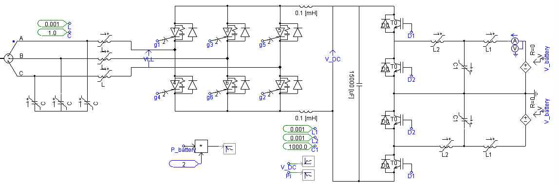 PSCAD/EMTDC 컨버터의 모델