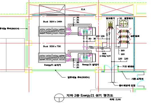 히트펌프 설치 평면도