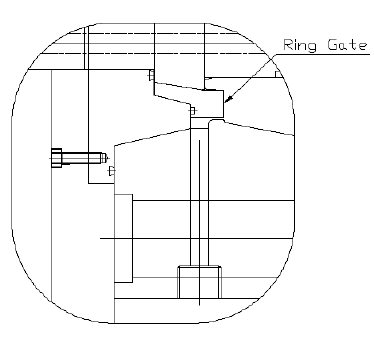 주입구 Ring Gate 구조