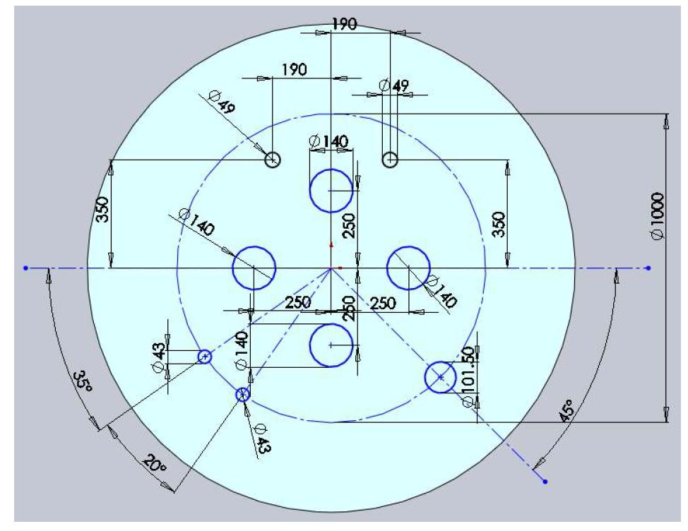 Top plate 설계도면