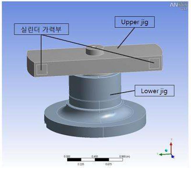 layout of the shrink disk tester