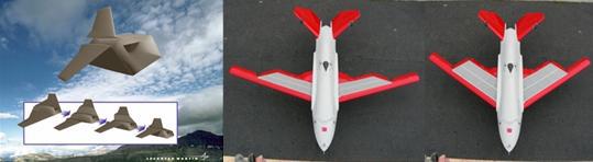 Morphing UAVs of Lockheed Martin and NextGen Aeronautics
