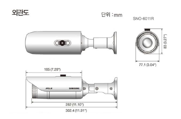 기술개발에 적용된 카메라 외형