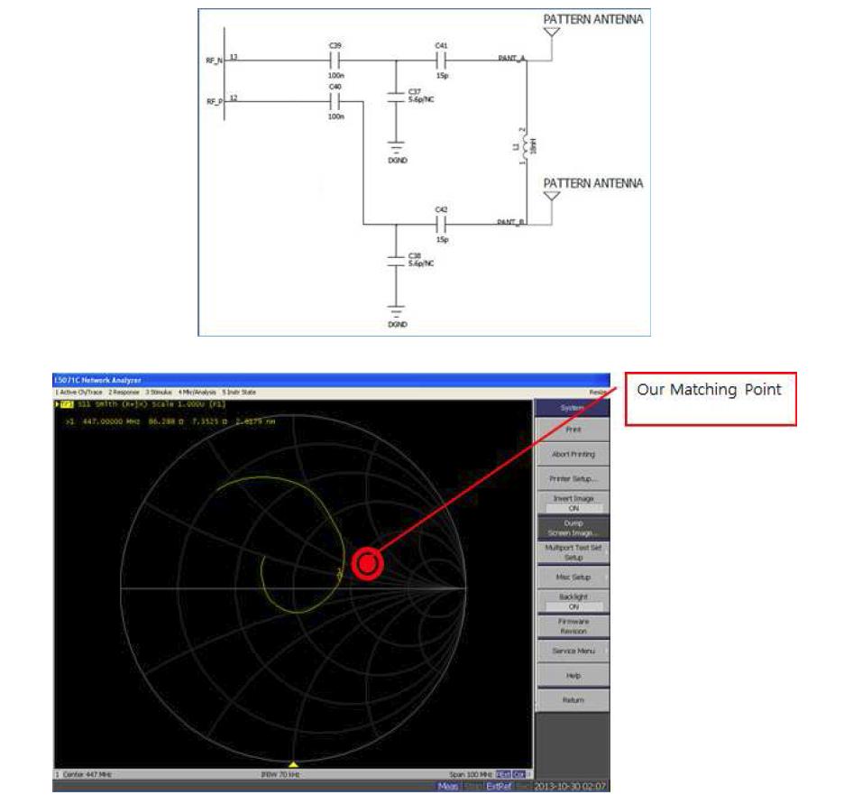 임피던스 매칭 작업결과
