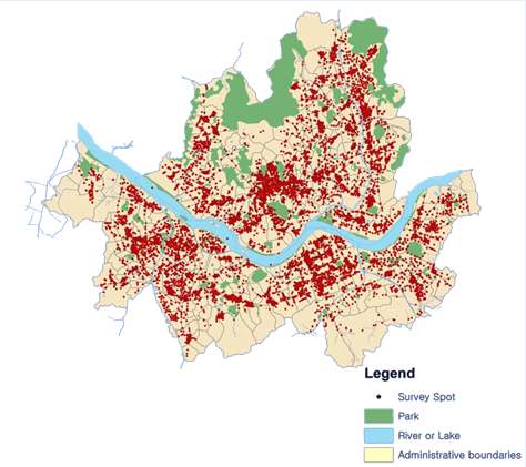서울시 유동인구조사지점 현황