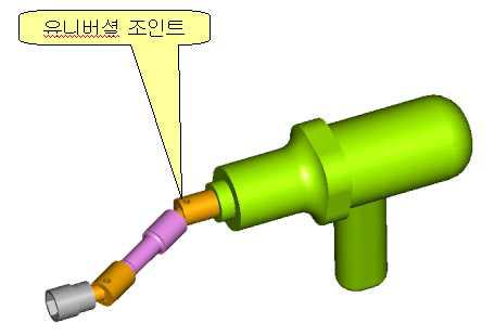 유니버셜 조인트를 이용한 전동공구