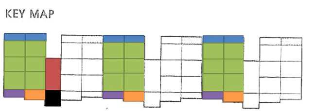 모듈러주택(저층)의 기준층의 모듈 타입