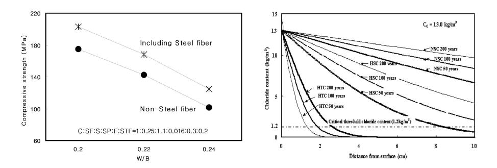 압축강도 200 MPa급, 수명 200년 확보