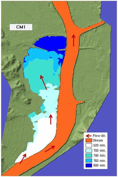 범람해석 결과(CM1)