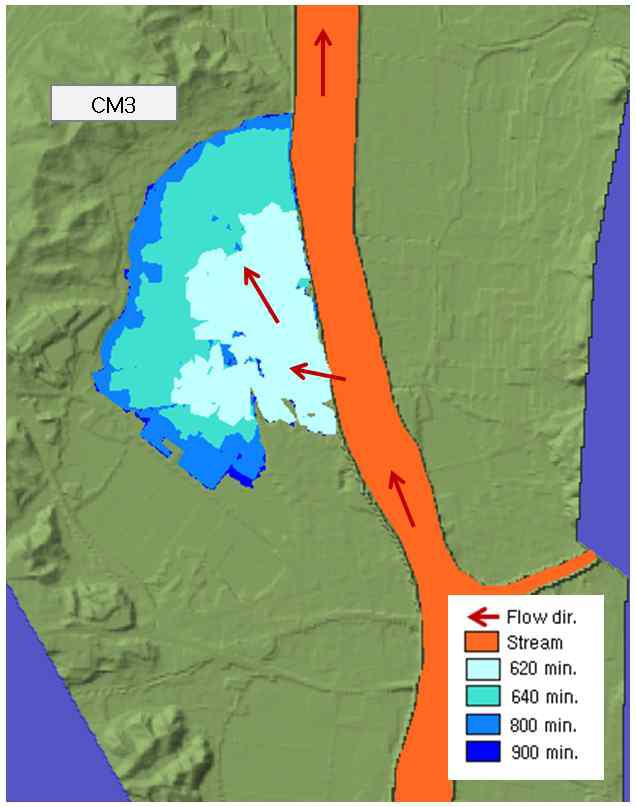 범람해석 결과(CM3)