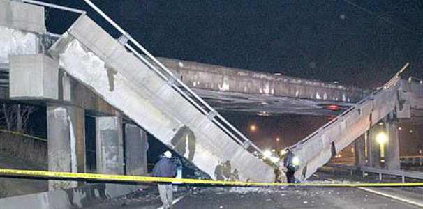 I-70 Lakeview Overpass 붕괴(Bridge Forum Collapse Database)