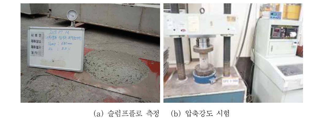 굳지않은 콘크리트 및 경화 콘크리트 시험