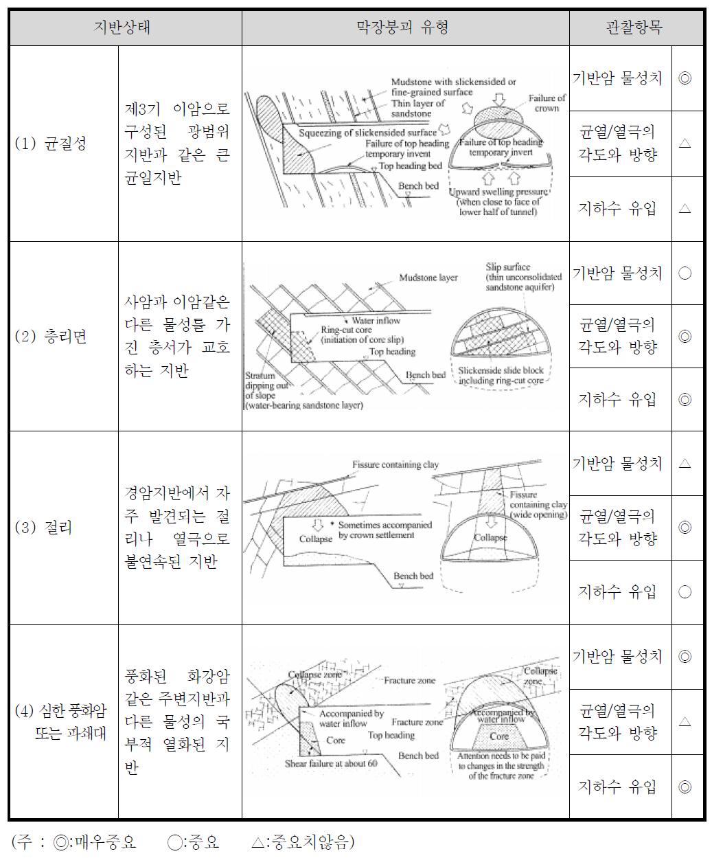 막장관찰 유형(일본)