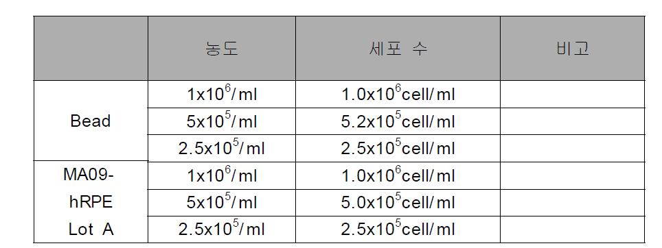 범위 시험 결과