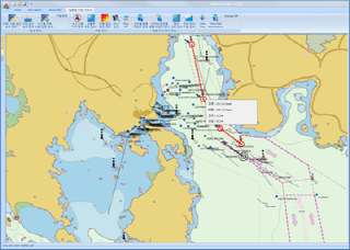 계획항로의 조류/바람/조위/수심 정보