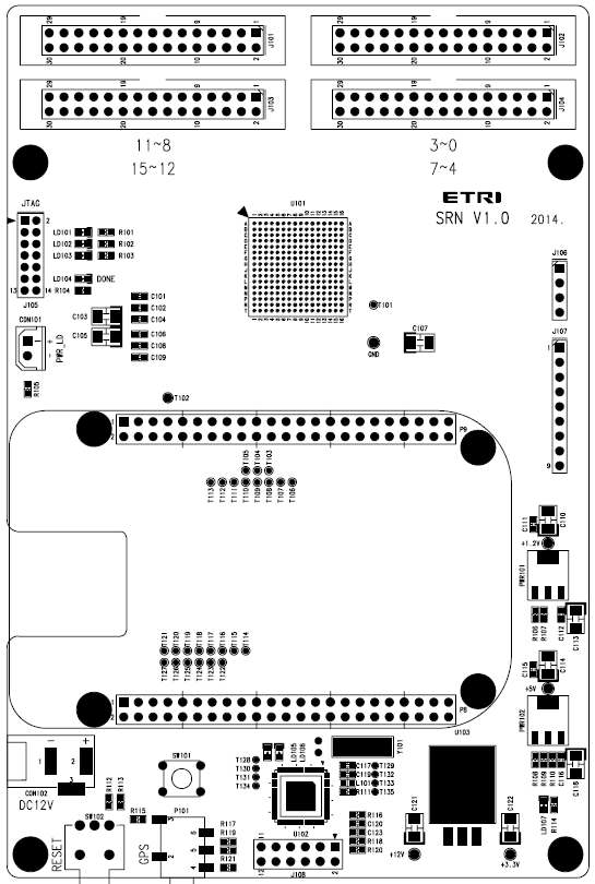 SRN_MAIN 모듈 board layout