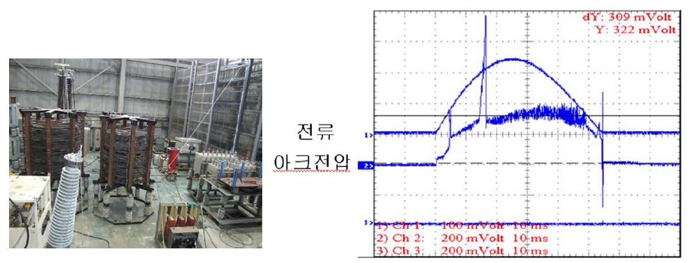 차단 모의성능시험 전경 및 시험결과