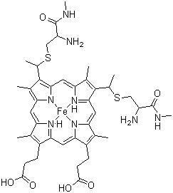 Cytochrome C structure in laver glycoprotein extract