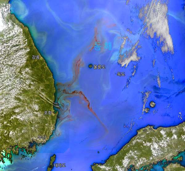 천리안 해양관측위성영상을 이용한 적조분석(2012)