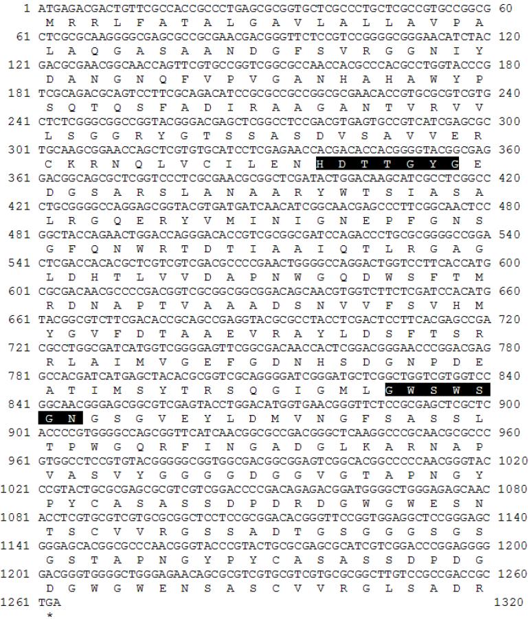 Nucleotide sequence of the gene encoding ManY.