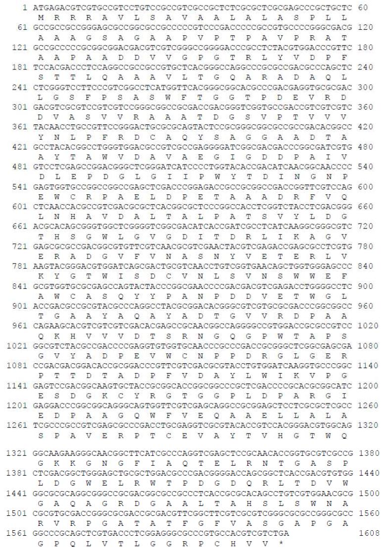 Nucleotide sequence of the gene encoding CelC.