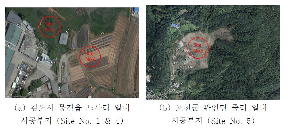 시공부지 선정