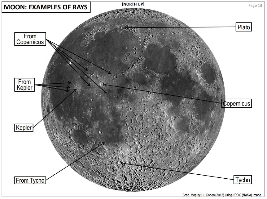 NASA의 LROC에서 제작한 달의 분화구 광조 지형