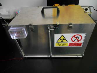 X-ray shielding box for a safe XRF measurement.