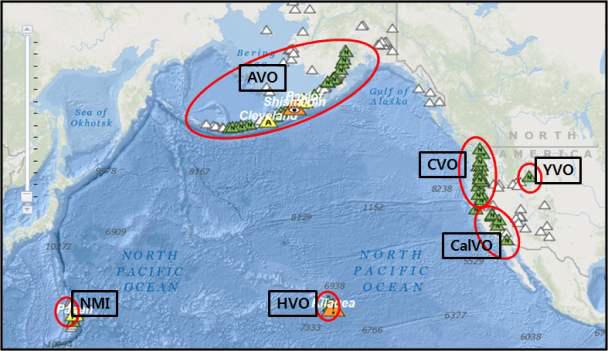 미지질조사국(USGS)의 화산관측소.