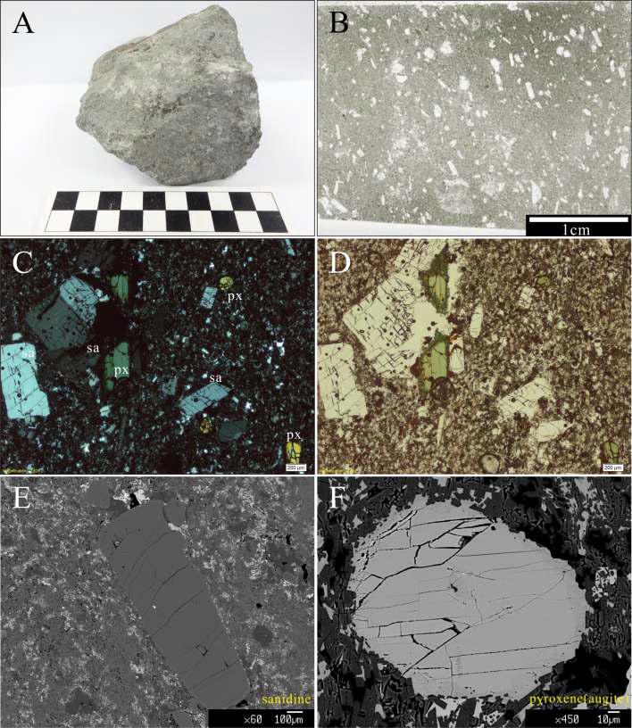 Trachite sample TCXPBSY.