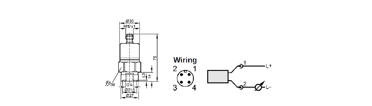 Pressure sensor design and pin map