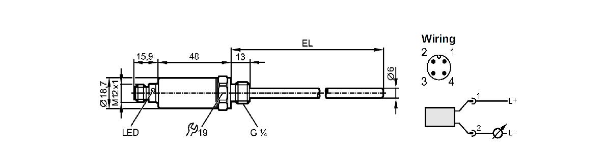 Temperature sensor design and pin map